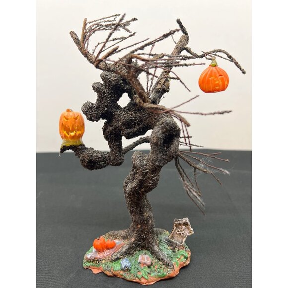 Lemax 2009 Spooky Town Witch Tree With Pumpkins Halloween Decor - Picture 2 of 9